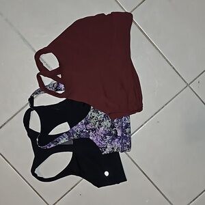 Lululemon Bra Top Bundle- Size 8